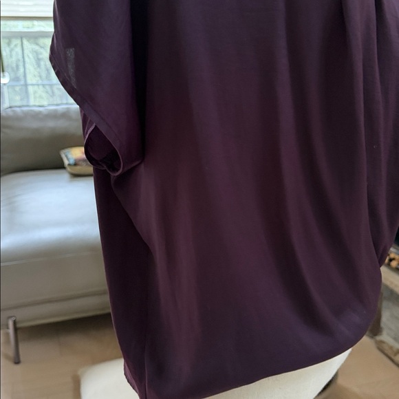 Vince Deep Purple Women's Blouse - Picture 8 of 10